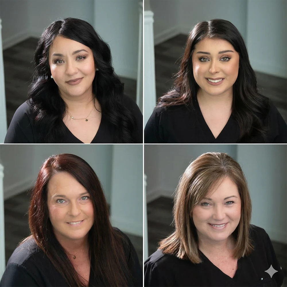 Bright, modern dental office reception area in Dalton with comfortable seating