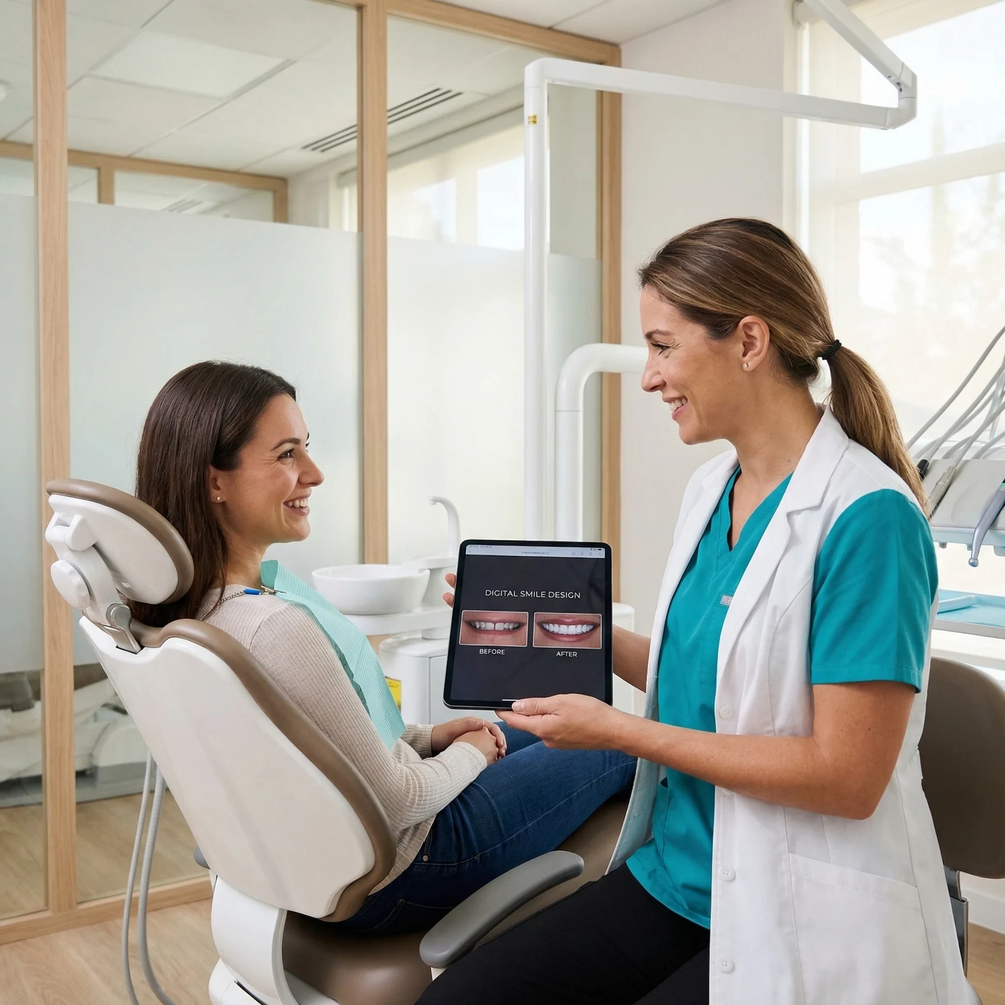 Step by step cosmetic dentistry consultation and treatment process Dalton GA