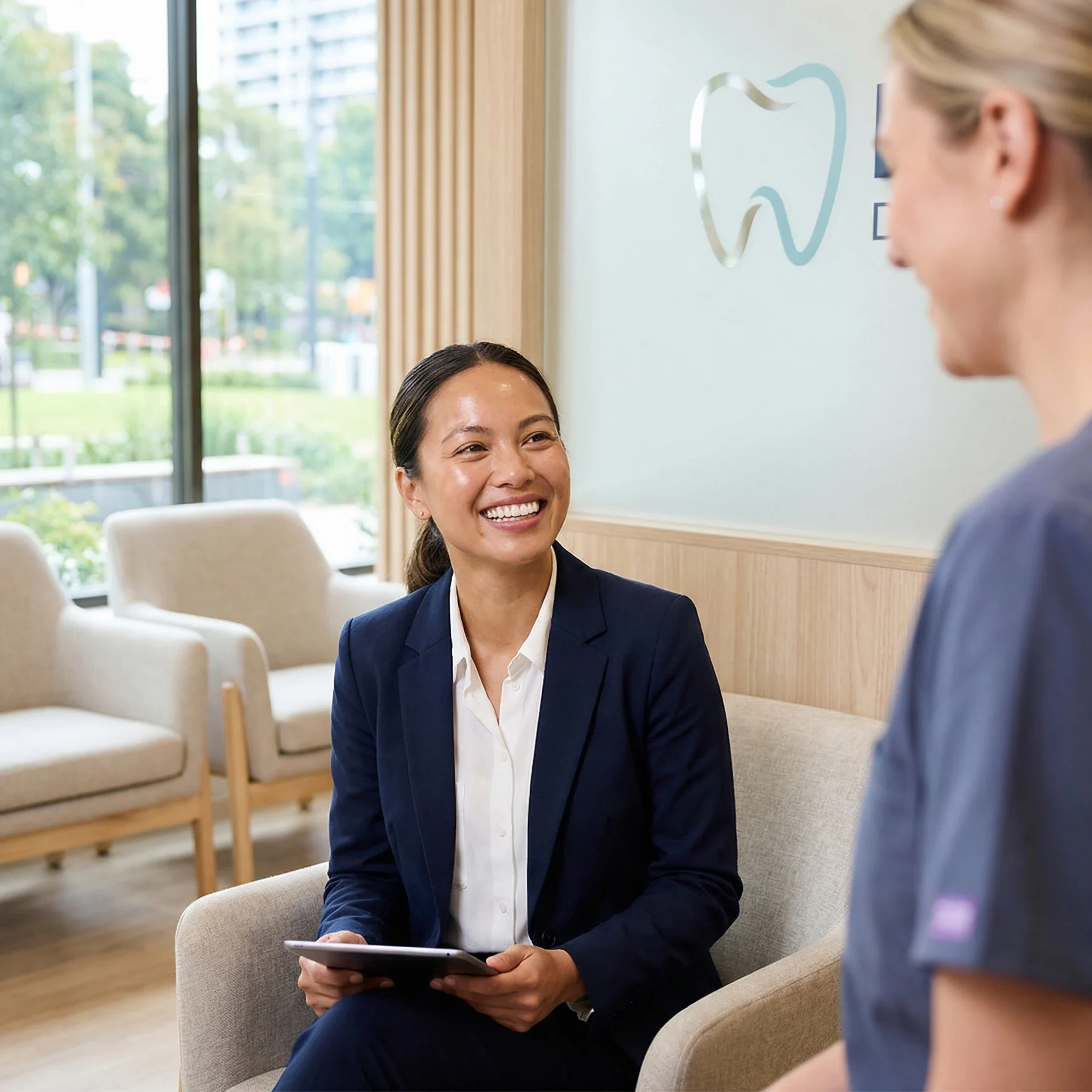 Confident person ready for cosmetic dentistry consultation in Dalton GA