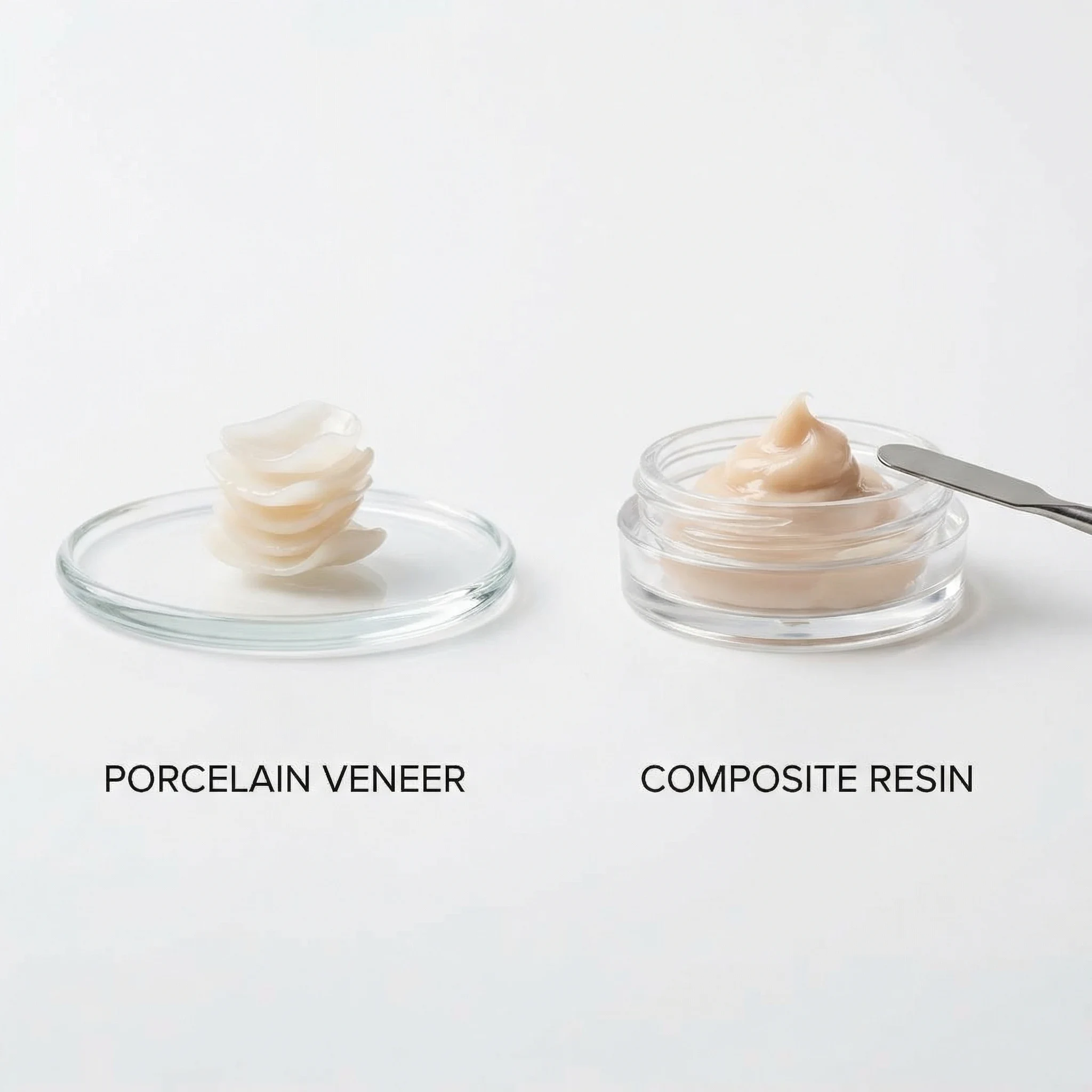 Comparison of porcelain veneers versus composite veneers materials Dalton GA